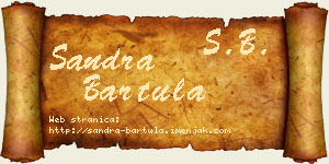 Sandra Bartula vizit kartica